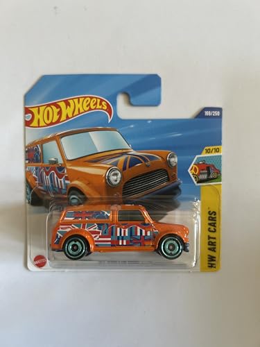 Hot Wheels Fahrzeug im Maßstab 1:64, zum Spielen oder Ausstellen, Auto-Kollektion, Geschenk für Kinder, Modell 2025, wählen Sie 1 Auto (JBB00, 169/250 '67 Austin Mini Van) von Hot Wheels