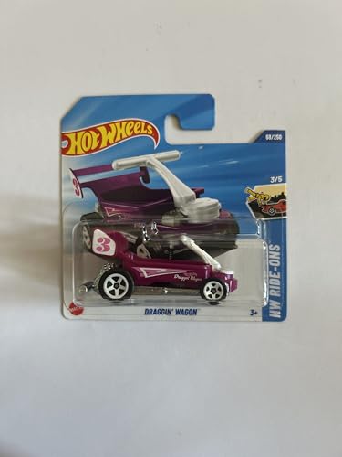 Hot Wheels Fahrzeug im Maßstab 1:64, zum Spielen oder Ausstellen, Auto-Kollektion, Geschenk für Kinder, Modell 2025, wählen Sie 1 Auto (JHV10, 68/250 Draggin' Wagon) von Hot Wheels