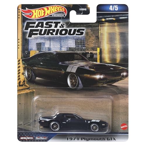 Hot Wheels Fast and Furious DieCast Modellauto '71 Plymouth GTX – Maßstab 1/64, Länge 7 cm von Hot Wheels