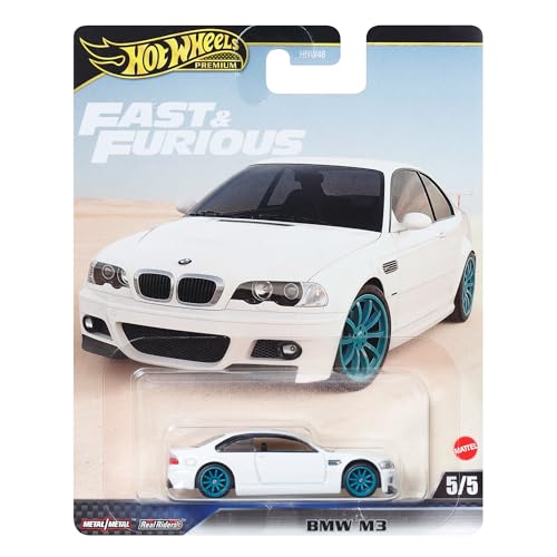 Hot Wheels Fast and Furious DieCast Modellauto BMW M3 – Maßstab 1/64, Länge 7 cm - HYP70 von Mattel