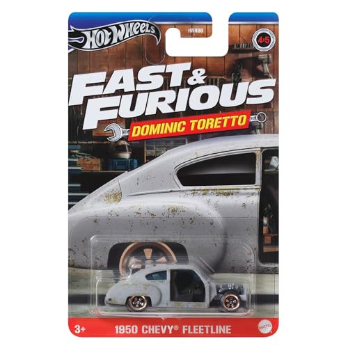 Hot Wheels Fast and Furious Dominic Toretto Auto 1950 Chevy Fleetline Modell Die Cast Maßstab 1:64 - Länge 7 cm - HRW49 von Hot Wheels