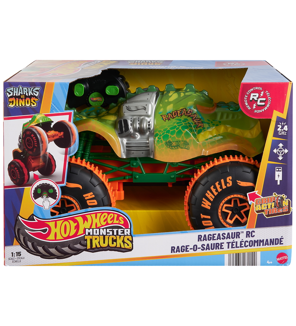Hot Wheels Ferngesteuert Auto - Monster Trucks - Rageasaur - 1:1 - Hot Wheels - One Size - Autos Hot Wheels Ferngesteuert Auto - Monster Trucks - Rageasaur - 1:1 - Hot Wheels - One Size - Autos von Hot Wheels