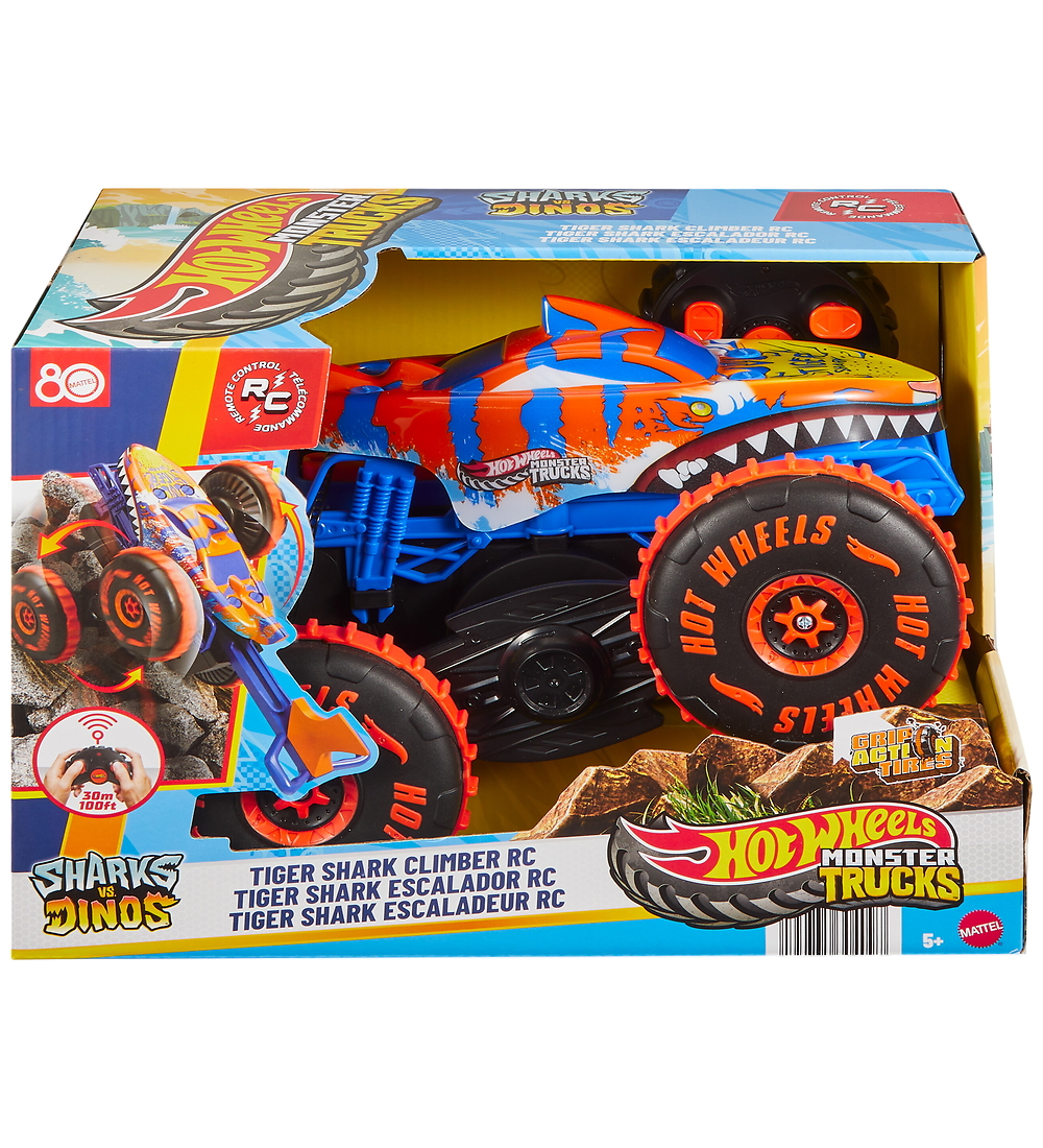 Hot Wheels Ferngesteuert Auto - Monster Trucks - Tiger Shark - Hot Wheels - One Size - Autos Hot Wheels Ferngesteuert Auto - Monster Trucks - Tiger Shark - Hot Wheels - One Size - Autos von Hot Wheels