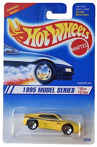 Hot Wheels Ferrari 355, 1995 Modellreihe 10/12 [Gelb] von Hot Wheels