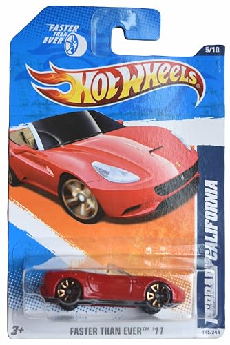 Hot Wheels Ferrari California, Faster Than Ever '11 5/10 [red] 145/244 von Hot Wheels