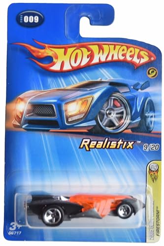 Hot Wheels Firestorm, 2005 First Editions Realistix 9/20 [Schwarz/Orange] #9 von Hot Wheels