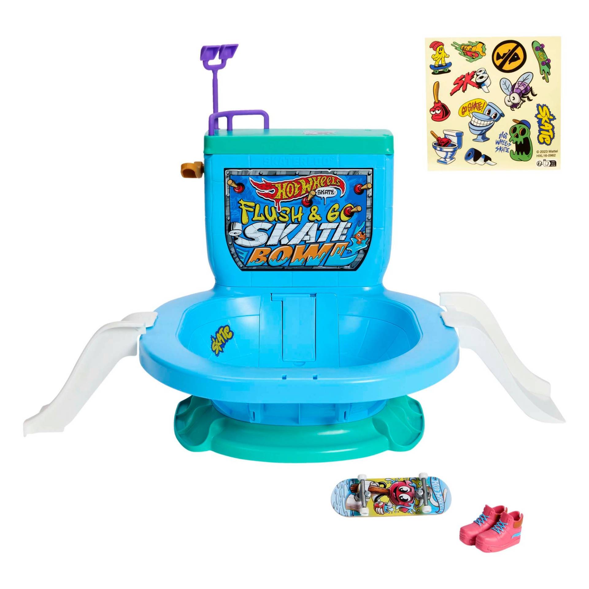 Hot Wheels Flush & Go Finger-Skateboard inkl. Skatebowl Hot Wheels Flush & Go Finger-Skateboard inkl. Skatebowl von Hot Wheels