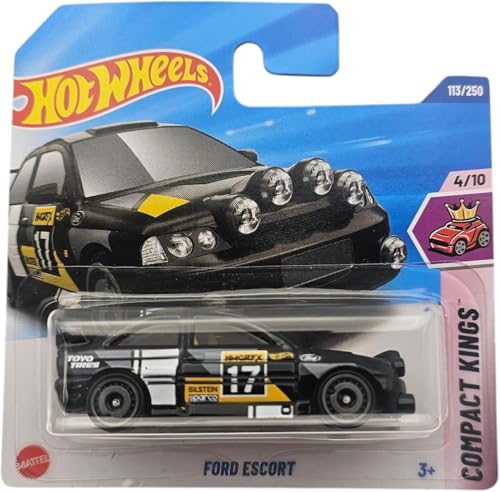 Hot Wheels - Ford Escort - Compact Kings 4/10 - JBB17 - Short Card - Toyo Tires - Bilstein - sparco - Mattel 2025 - 1:64 von Hot Wheels