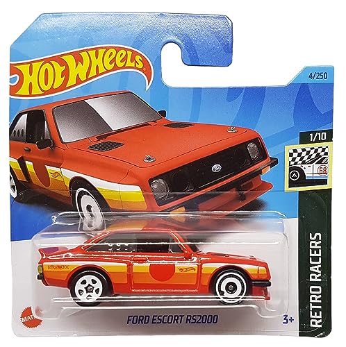 Hot Wheels - Ford Escort RS2000 - Retro Racers 1/10 - HKJ77 - Short Card - rot - Mattel 2023 Hot Wheels - Ford Escort RS2000 - Retro Racers 1/10 - HKJ77 - Short Card - rot - Mattel 2023 von Hot Wheels