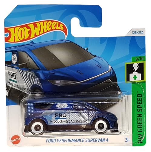 Hot Wheels - Ford Performance Supervan 4 - HW Green Speed 9/10 - HTD33 - Short Card - dunkelblau metallic - Mattel 2024 – 1:64 von Hot Wheels