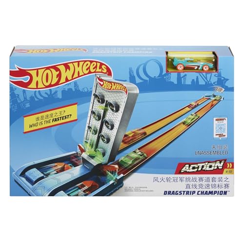 Hot Wheels GBF82 - Sortiment mit 3 Action-Sets für spannende Rennen, Wettkämpfe und zum Entwickeln von Fähigkeiten, Spielzeug ab 4 Jahren Hot Wheels GBF82 - Sortiment mit 3 Action-Sets für spannende Rennen, Wettkämpfe und zum Entwickeln von Fähigkeiten, Spielzeug ab 4 Jahren von Hot Wheels