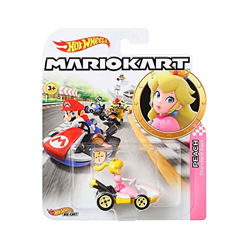 Hot Wheels GBG28 - Mario Kart Replica 1:64 Die-Cast Peach, Spielzeug ab 3 Jahren Hot Wheels GBG28 - Mario Kart Replica 1:64 Die-Cast Peach, Spielzeug ab 3 Jahren von Hot Wheels
