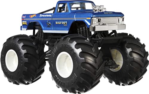 Hot Wheels GBV32 - Monster Trucks 1:24 Spielzeugauto Die-Cast Bigfoot, Spielzeug ab 3 Jahren Hot Wheels GBV32 - Monster Trucks 1:24 Spielzeugauto Die-Cast Bigfoot, Spielzeug ab 3 Jahren von Hot Wheels