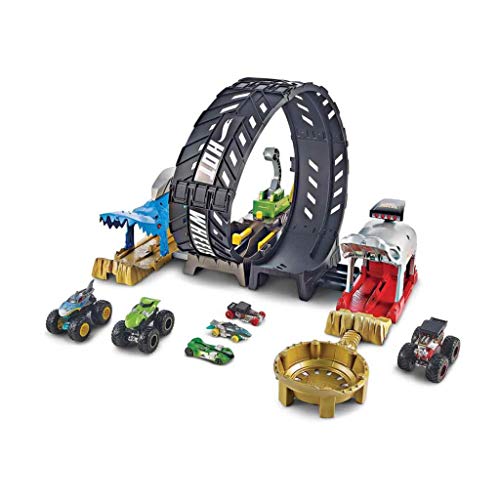 Hot Wheels GKY00 - Monster Trucks Looping Challenge Spielset mit 1 Monster Truck und 1 Hot Wheels Fahrzeug im Maßstab 1:64, Spielzeug ab 3 Jahren Hot Wheels GKY00 - Monster Trucks Looping Challenge Spielset mit 1 Monster Truck und 1 Hot Wheels Fahrzeug im Maßstab 1:64, Spielzeug ab 3 Jahren von Hot Wheels