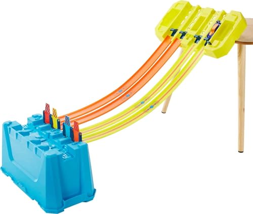 Hot Wheels GLC95 - Track Builder Unlimited Mehrspurige Speed Box mit 4-spuriger Startschranke für Stunts, Spielzeug Autorennbahn ab 6 Jahren Hot Wheels GLC95 - Track Builder Unlimited Mehrspurige Speed Box mit 4-spuriger Startschranke für Stunts, Spielzeug Autorennbahn ab 6 Jahren von Hot Wheels