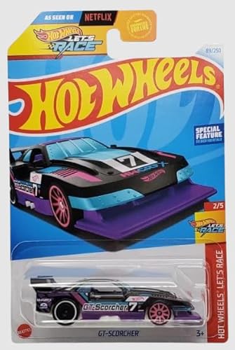 Hot Wheels GT-Scorcher, Blau, Auto, Druckguss, Maßstab 1:64, ab 3 Jahren, Unisex von Hot Wheels