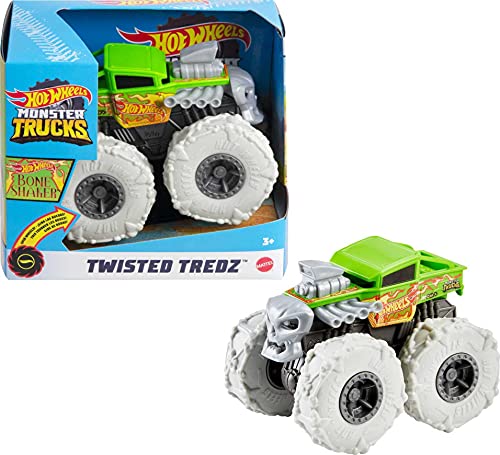 Hot Wheels GVK38 - Monster Trucks Maßstab 1:43 Rev Tredz Bone Shaker Fahrzeuge, Spielzeug für Kinder ab 3 Jahren Hot Wheels GVK38 - Monster Trucks Maßstab 1:43 Rev Tredz Bone Shaker Fahrzeuge, Spielzeug für Kinder ab 3 Jahren von Hot Wheels