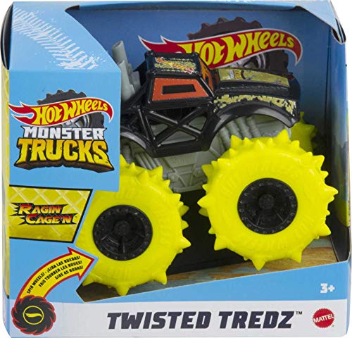 Hot Wheels GVK43 - Monster Trucks Maßstab 1:43 Rev Tredz Fahrzeuge mit Rückziehmotor, Spielzeug ab 3 Jahren von Hot Wheels