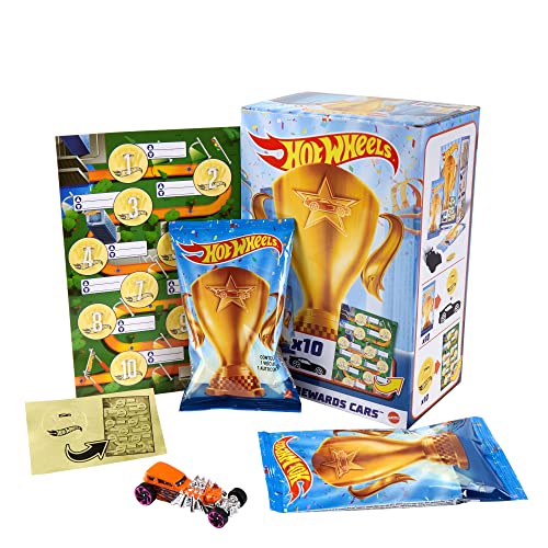 Hot Wheels GWN97 - Geschenkset mit 10 Die-Cast-Fahrzeugen im Maßstab 1:64, Spielzeug für Kinder ab 3 Jahren Hot Wheels GWN97 - Geschenkset mit 10 Die-Cast-Fahrzeugen im Maßstab 1:64, Spielzeug für Kinder ab 3 Jahren von Hot Wheels