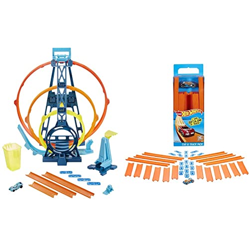 Hot Wheels Rennbahn GLC96 Track Builder Unlimited Looping Spielzeug Set B-WARE 