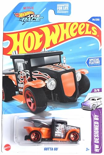 Hot Wheels Gotta Go, HW Designed by 3/5 [Schwarz/Orange] 84/250 von Hot Wheels