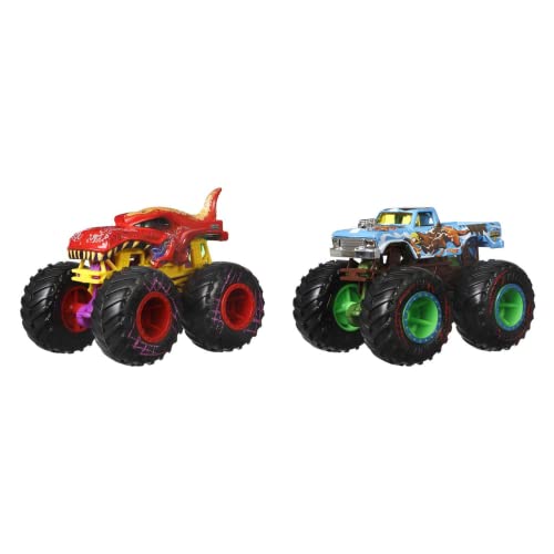 Hot Wheels HCL67 Auto Monster Trucks Maßstab 1:64 Pack 2 Roarin' Rumble Mod Sdos, Mehrfarbig Hot Wheels HCL67 Auto Monster Trucks Maßstab 1:64 Pack 2 Roarin' Rumble Mod Sdos, Mehrfarbig von Hot Wheels