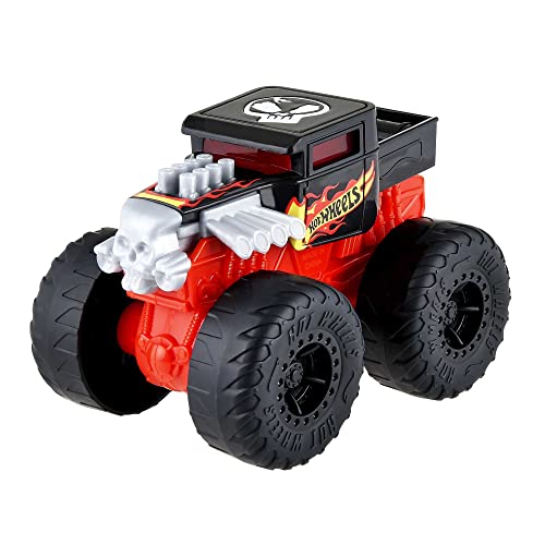 Hot Wheels HDX61 - Monster Bone Shaker-Truck mit Motor- und Crash-Geräuschen sowie Lichteffekten, spielt das Helden-Titellied, Spielzeug Geschenk für Kinder ab 3 Jahren Hot Wheels HDX61 - Monster Bone Shaker-Truck mit Motor- und Crash-Geräuschen sowie Lichteffekten, spielt das Helden-Titellied, Spielzeug Geschenk für Kinder ab 3 Jahren von Hot Wheels