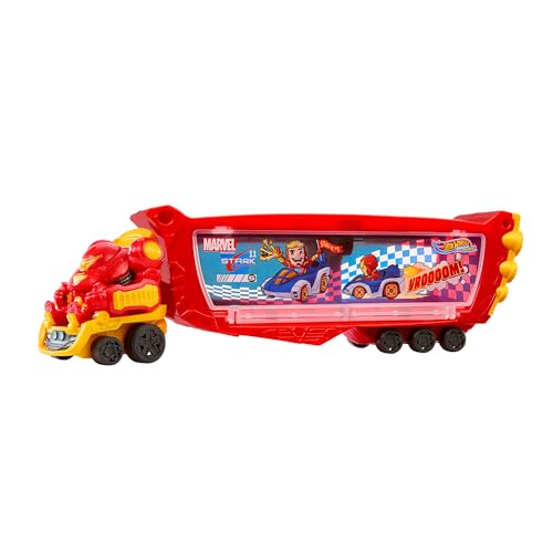 Hot Wheels RacerVerse Marvel Hulkbuster Transporter, für Transport und Aufbewahrung von bis zu 10 Spielzeugfahrzeugen, HRY02 Hot Wheels RacerVerse Marvel Hulkbuster Transporter, für Transport und Aufbewahrung von bis zu 10 Spielzeugfahrzeugen, HRY02 von Hot Wheels