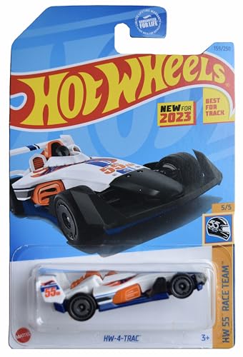 Hot Wheels HW 4 Trac, HW 55 Race Team 5/5 [Weiß] 159/250 von Hot Wheels