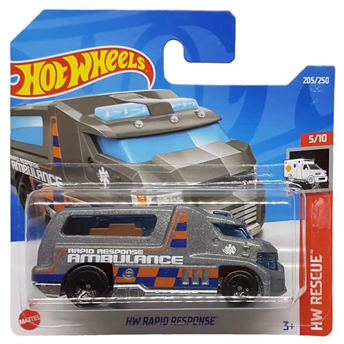 Hot Wheels - HW Rapid Response - HW Rescue 5/10 - HCX79 - Short Card - Ambulance - Mattel 2022 Hot Wheels - HW Rapid Response - HW Rescue 5/10 - HCX79 - Short Card - Ambulance - Mattel 2022 von Hot Wheels
