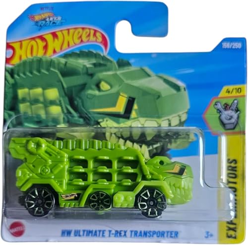 Hot Wheels - HW Ultimate T-Rex Transporter - Experimotors 4/10 - HYY90 - Short Card - Netflix Let´s Race - Mattel 2025-1:64 Hot Wheels - HW Ultimate T-Rex Transporter - Experimotors 4/10 - HYY90 - Short Card - Netflix Let´s Race - Mattel 2025-1:64 von Hot Wheels