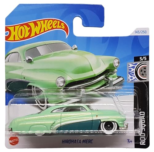 Hot Wheels - Hirohata MERC - Rod Squad 5/5 - HRY69 - Short Card - Ford - hellgrün metallic - Mattel 2024 - 1:64 von Hot Wheels