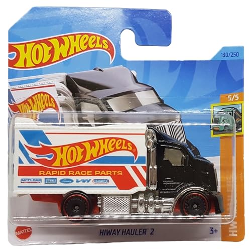 Hot Wheels - Hiway Hauler 2 - HW Haulers 5/5 - HKH27 - Short Card - Transporter - Rapid Race Parts - Mattel 2023 von Hot Wheels
