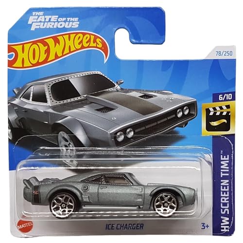 Hot Wheels - Ice Charger - HW Screen Time 6/10 - HTB34 - Short Card - The Fate of The Furious - Movie - Dodge - Mattel 2024-1:64 von Hot Wheels