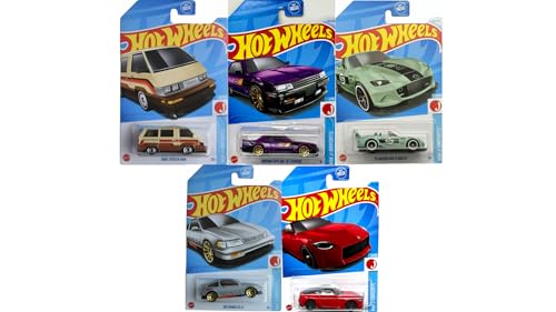 Hot Wheels J-Imports Die-Cast Cars 5-Pack Random Japanese Cars Collection Random JDM Vehicles (Styles May Vary) von Hot Wheels