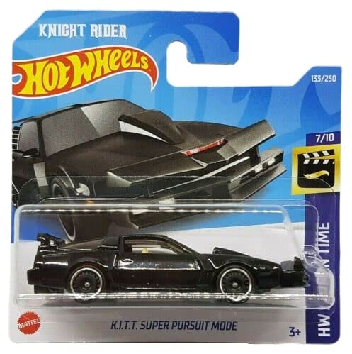 Hot Wheels - K.I.T.T. Super Persuit Mode - HW Screen Time 7/10 - HCV39 - Short Card - Knight Rider - Pontiac Firebird Trans Am - Mattel 2022 Hot Wheels - K.I.T.T. Super Persuit Mode - HW Screen Time 7/10 - HCV39 - Short Card - Knight Rider - Pontiac Firebird Trans Am - Mattel 2022 von Hot Wheels