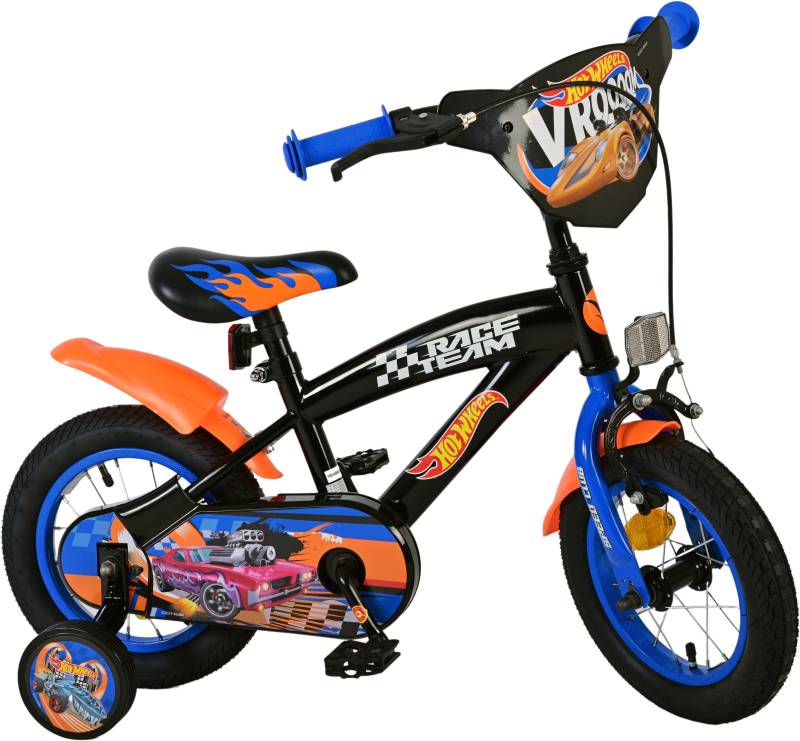 Hot Wheels Kinderfahrrad 12 Zoll, Schwarz von Hot Wheels