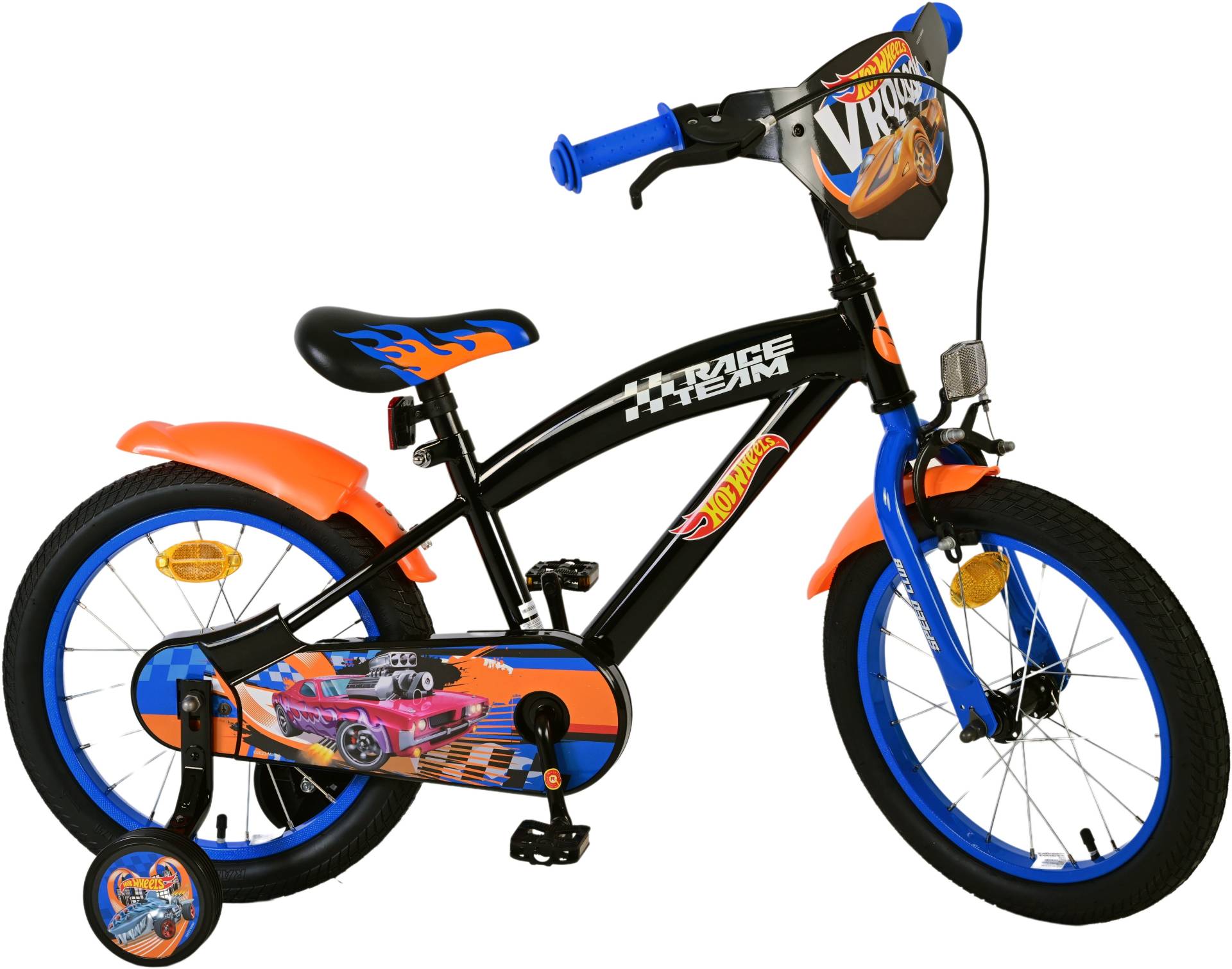 Hot Wheels Kinderfahrrad 16 Zoll, Schwarz von Hot Wheels