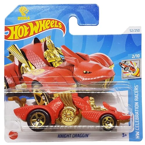 Hot Wheels - Knight Draggin - HW Celebration Racers 2/10 - HRY96 - Short Card - Year of The Dragon - Mattel 2024 - 1:64 Hot Wheels - Knight Draggin - HW Celebration Racers 2/10 - HRY96 - Short Card - Year of The Dragon - Mattel 2024 - 1:64 von Hot Wheels