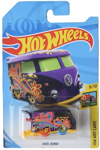 Hot Wheels Kool Kombi, HW Art Cars 8/10 [Violett] Regelmäßige Schatzsuche von Hot Wheels