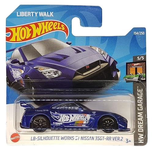 Hot Wheels - LB-Silhouette Works GT Nissan 35GT-RR Ver.2 - HW Dream Garage 5/5 - HCT99 - Short Card - Liberty Walk LBWK - Mattel 2022 von Hot Wheels