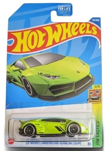 Hot Wheels LB-Works Lamborghini Huracan Coupé, Grün, HW Exotics 3/10 von Hot Wheels