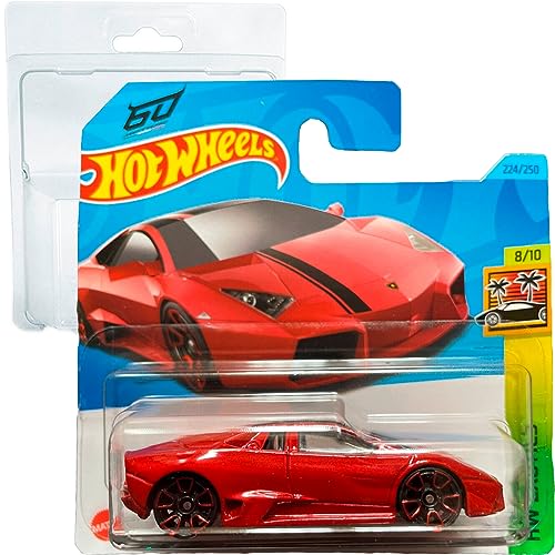 Hot Wheels Lamborghini Reventon HW Exotics 8/10 (224/250) HKH94 Short Card Mattel 2023 + Blister & Card Protector Pack Friki Monkey von Hot Wheels