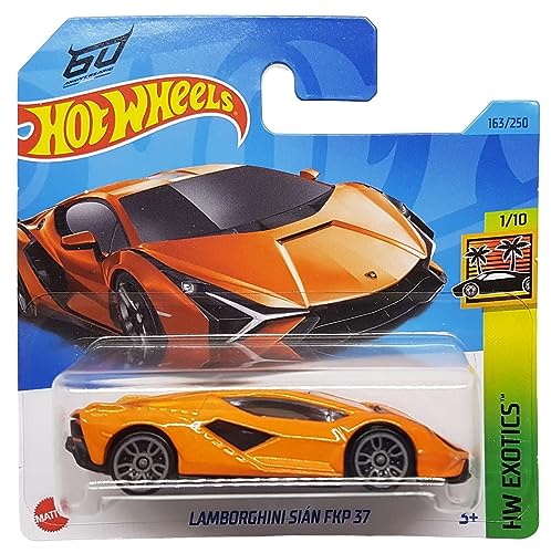 Hot Wheels - Lamborghini Sián FKP 37 - HW Exotics 1/10 - HKH93 - Short Card - orange - Mattel 2023 von Hot Wheels