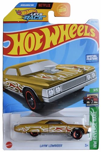 Hot Wheels Layin Lowrider, HW Reverse Rake 3/5 [Gold] 113/250 von Hot Wheels