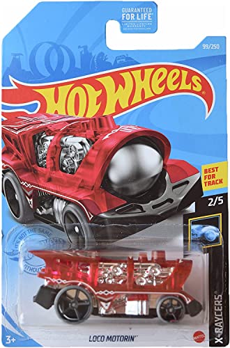 Hot Wheels Loco Motorin Red 99/250 X-Raycers, Maßstab 1:64, Druckguss-Auto, 3–6 Jahre, 10,2 cm B x 17,8 cm L x 5,1 cm H Hot Wheels Loco Motorin Red 99/250 X-Raycers, Maßstab 1:64, Druckguss-Auto, 3–6 Jahre, 10,2 cm B x 17,8 cm L x 5,1 cm H von Hot Wheels