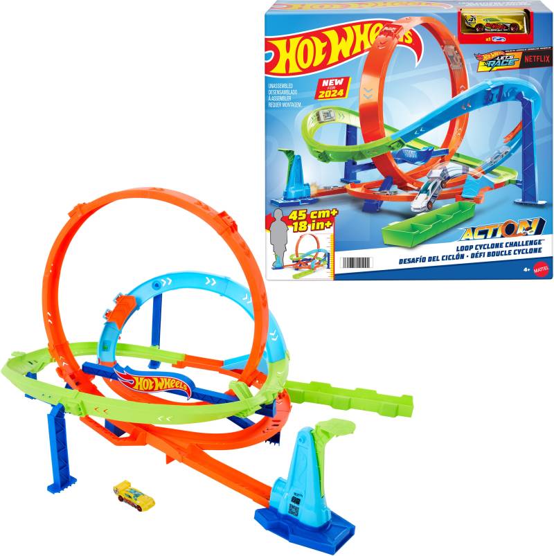 Hot Wheels Loop Cyclone Challenge Rennstrecke von Hot Wheels