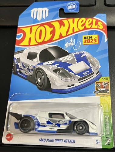 Hot Wheels Mad Mike Drift Attack 209/250 HW Exoten 5/10 Neu für 2023 Hot Wheels Mad Mike Drift Attack 209/250 HW Exoten 5/10 Neu für 2023 von Hot Wheels