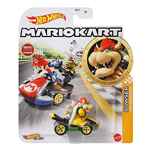 Hot Wheels Mario Kart Bowser in Standard Kart von Hot Wheels