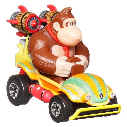 Hot Wheels Mario Kart Figuren und Karts als Hot Wheels Die-Cast-Fahrzeuge im Maßstab 1:64, GBG25 Hot Wheels Mario Kart Figuren und Karts als Hot Wheels Die-Cast-Fahrzeuge im Maßstab 1:64, GBG25 von Hot Wheels